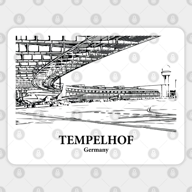 Tempelhof - Germany Sticker by Lakeric